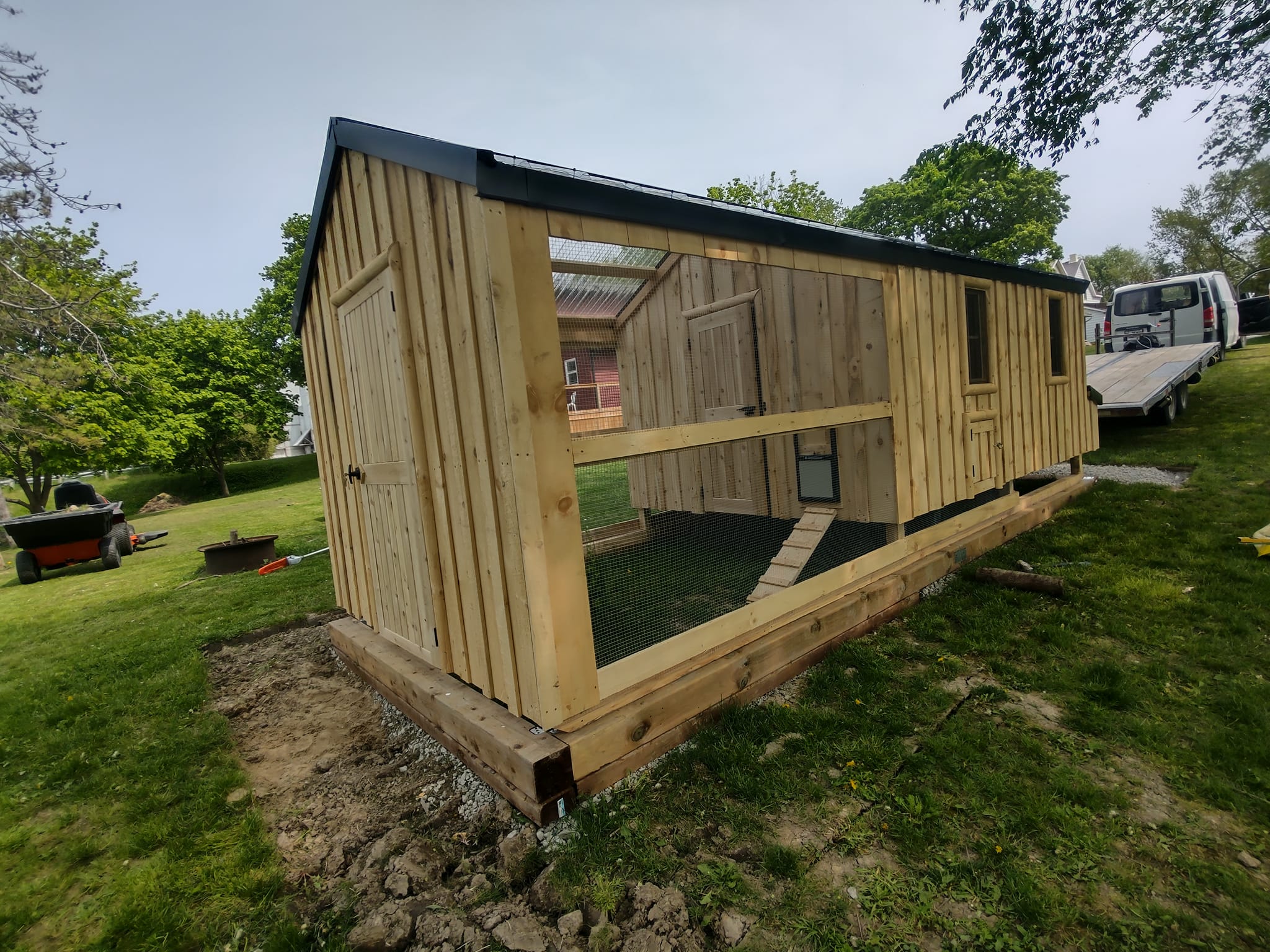 Country Clucker Deluxe Chicken Coop (With Run) Coops Cabins Country Clucker Deluxe Chicken Coop (With Run) Coops Cabins